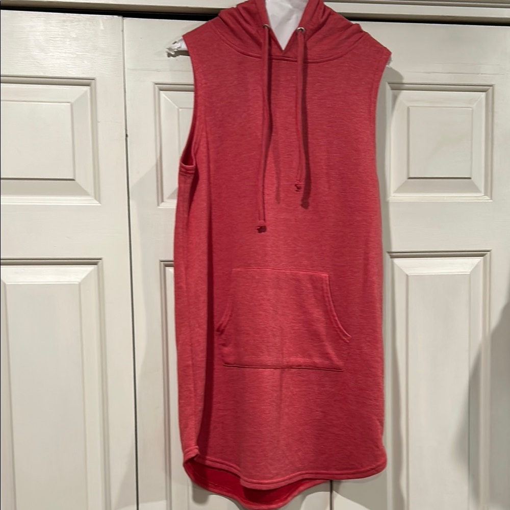 Papillon Salmon/Red Swim Coverup